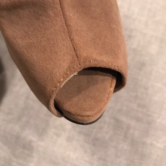 Qupid ruffle open toe 5” heels - Picture 8 of 8